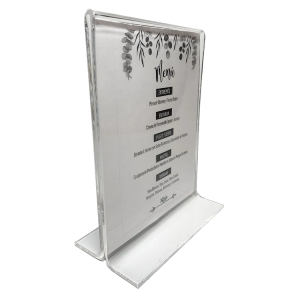 TENT CARD ACRILICO 3MM Herflor